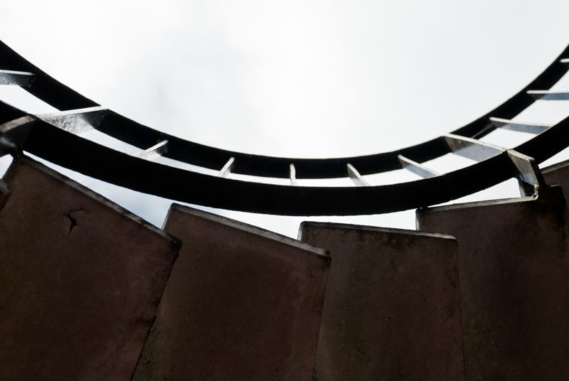 Le point de vue en photographie-contre-plongée-escalier