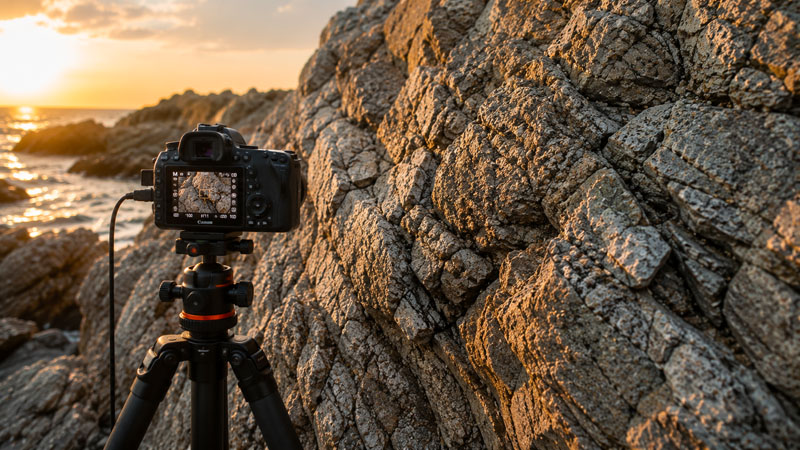 Photographier un rocher
